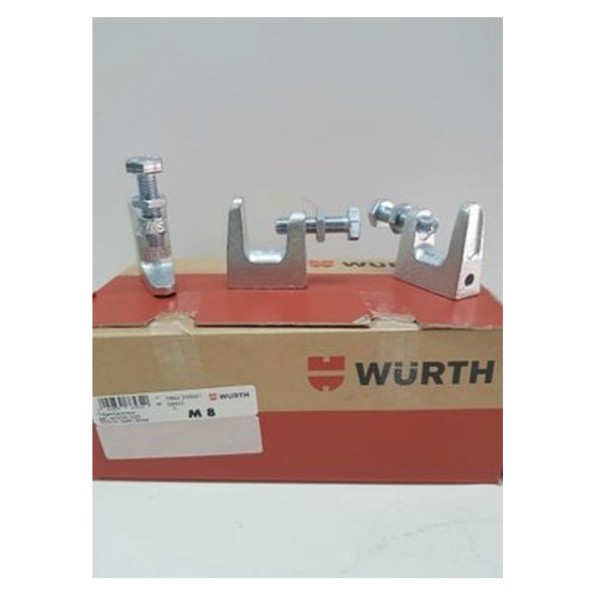 Σφιγκτήρας Στήριξης Wurth M8 για Δοκούς "H" (Παπαγαλάκι Στερέωσης)