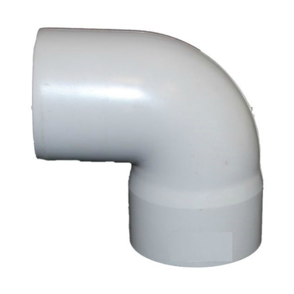 Καμπύλη PVC 90° Φ/32 Λευκή PLUS