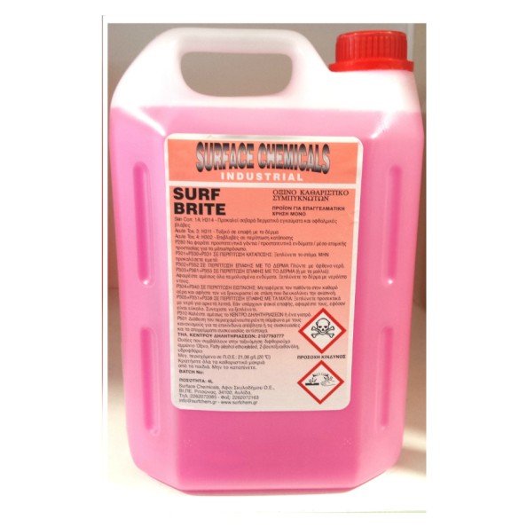 Υγρό καθαριστικό SURF BRITE Κόκκινο 4Lt