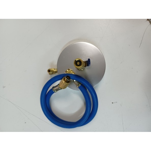 Βάση Φιάλης Φρέον με Βανάκι 1/4" & Σωλήνα Πλήρωσης 1/4"-1/4"