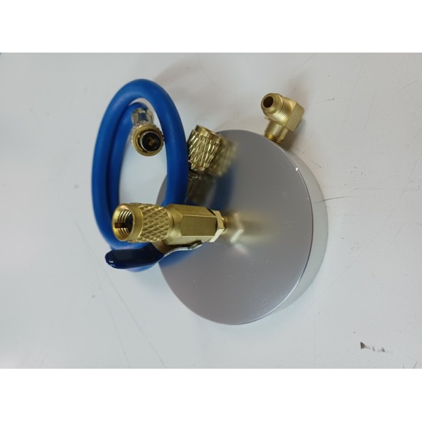 Βάση Φιάλης Φρέον με Βανάκι 1/4" & Σωλήνα Πλήρωσης 1/4"-1/4"