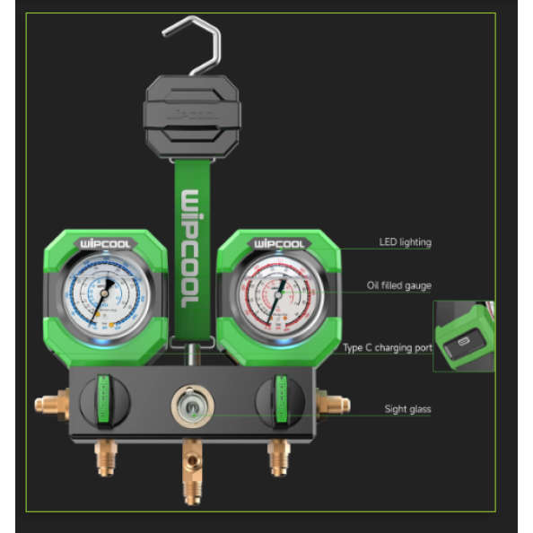 ΣΕΤ ΜΑΝΟΜΕΤΡΩΝ ΓΛΥΚΕΡΙΝΗΣ WIPCOOL MG-2K