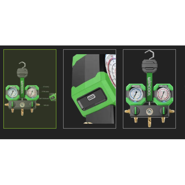 ΣΕΤ ΜΑΝΟΜΕΤΡΩΝ ΓΛΥΚΕΡΙΝΗΣ WIPCOOL MG-2K