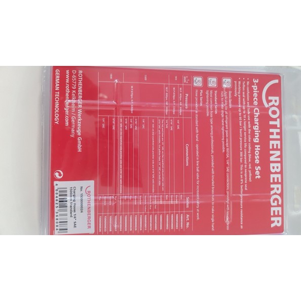 Σετ Σωλήνων Πλήρωσης Rothenberger R-407