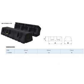 Βάση Δαπέδου SBR Extreme-A 450mm χωρίς ραγα -Αντικραδασμική Βάση Καουτσούκ 