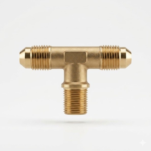 Τάφ Ορειχάλκινο T212 1/4" Flare x 1/8" NPT