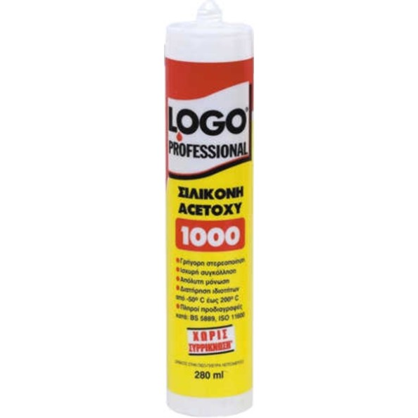 Σιλικόνη Διάφανη LOGO 280ml