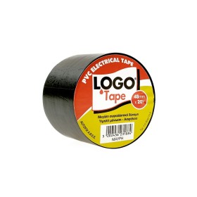 Μονωτική Ταινία Μαύρη LOGO με Κόλλα